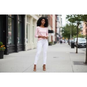 Bella Women's Light Pink Long Sleeve T-Shirt